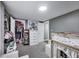 room with bed, closet and drawers at 1617 S Whittier Pl, Indianapolis, IN 46203