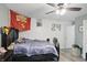 Student bedroom featuring a bed and USC decor at 16732 Maraschino Dr, Noblesville, IN 46062