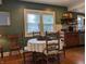 Eat-in kitchen with a window providing an abundance of light and views of the outside at 1728 Newton St, Columbus, IN 47201