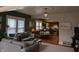 Inviting living room with comfortable seating, natural light, and an open floor plan to the kitchen at 1728 Newton St, Columbus, IN 47201