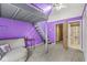Fun bedroom featuring a unique elevated sleeping area and modern decor at 20322 Wagon Trail Dr, Noblesville, IN 46060