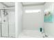 Elegant bathroom with a separate shower and tub, perfect for relaxation and rejuvenation at 2260 Santa Fe Dr, Greenfield, IN 46140