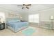 Beautiful main bedroom with a cozy bed, ceiling fan, and a calm, inviting atmosphere at 2260 Santa Fe Dr, Greenfield, IN 46140