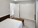 Spacious bedroom with carpet, large closet, and neutral-toned walls at 2612 E Northgate St, Indianapolis, IN 46220