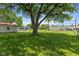 Expansive backyard with lush green grass and mature shade tree at 3427 Donald Ave, Indianapolis, IN 46224