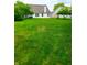 Expansive backyard showcasing lush green grass and mature trees at 3862 Cornwallis Ln, Carmel, IN 46032