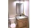 Updated bathroom features a granite countertop, modern black faucet, and vanity at 3862 Cornwallis Ln, Carmel, IN 46032