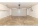 Spacious two car garage with sealed concrete floors and automatic door at 4725 W Harrisburg Ct, New Palestine, IN 46163