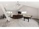 Spacious game room with pool table, TV, and plenty of natural light at 4808 Lakeview Dr, Greenwood, IN 46143