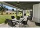 The outdoor living area features a fireplace and a shady place to enjoy the spacious yard at 4808 Lakeview Dr, Greenwood, IN 46143