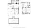 Detailed floor plan showcasing the layout of the home's basement, first and second floor at 4818 Winthrop Ave, Indianapolis, IN 46205