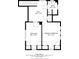 Floor plan displaying the bedroom and primary bedroom layout on the third floor at 4818 Winthrop Ave, Indianapolis, IN 46205