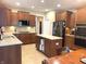 Spacious kitchen with stainless steel appliances, granite countertops, and a central island for food preparation at 5010 Cabrillo Dr, Plainfield, IN 46168