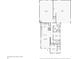Detailed first floor plan showcasing layout of kitchen, living room, garage, and bedrooms at 604 Alexandria Pike, Anderson, IN 46012