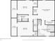 Second floor plan featuring bedrooms, bathrooms, and closet spaces for convenient living at 604 Alexandria Pike, Anderson, IN 46012
