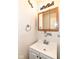 This bathroom features a sink with vanity and a large medicine cabinet at 6553 Black Antler Dr, Indianapolis, IN 46217