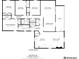 Detailed floor plan showcasing bedrooms, bathrooms, kitchen, living spaces, and patio at 741 Fairway Dr, Indianapolis, IN 46260
