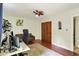 Bright office space with closet and hardwood floors at 741 Fairway Dr, Indianapolis, IN 46260