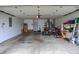 Spacious garage featuring ample storage space and room for multiple vehicles or equipment at 7521 Kilbarron Cir, Indianapolis, IN 46217