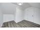 Attic room features hard surface flooring, neutral colors and closet space at 805 N Euclid Ave, Indianapolis, IN 46201