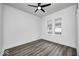 This bedroom has two windows, closet and neutral colors to create a bright and inviting space at 805 N Euclid Ave, Indianapolis, IN 46201