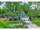 Charming two-story home with a well-kept front yard, mature trees, and a spacious driveway at 8272 Calgary Ct, Indianapolis, IN 46268