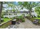 Exterior view from deck showing the home's backyard with lush greenery at 8301 E County Road 801 S, Plainfield, IN 46168