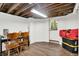 Finished basement with a door to the exterior, providing natural light and easy access at 8301 E County Road 801 S, Plainfield, IN 46168