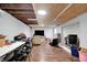 Spacious basement featuring a fireplace and ample space for entertainment at 8301 E County Road 801 S, Plainfield, IN 46168