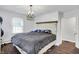 Main bedroom with wood floors and chandelier at 8301 E County Road 801 S, Plainfield, IN 46168