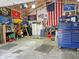 Spacious garage interior with plenty of space for storage and organization at 8310 Dog Trot Ln, Morgantown, IN 46160