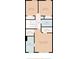 The floorplan shows three bedrooms, two Walk-In Closets, a Hall, and two baths on the third floor at 9090 Demarest Dr, Fishers, IN 46038