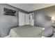 Well-lit bedroom with closet, offering a comfortable and private retreat at 933 Curlew Ln, Greenwood, IN 46143