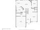 First floor plan featuring a kitchen, mud room, Gathering room, living room, dining room, and garage at 9358 W Rising Sun Dr, Pendleton, IN 46064