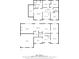 Second floor layout showing bedrooms, bathrooms, and walk-in closet; measurements are included at 9754 Bradford Knoll Dr, Fishers, IN 46037