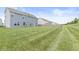 Spacious, well-manicured backyard with a defined lawn, ideal for recreation and outdoor enjoyment at , Brownsburg, IN 46112