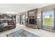 Open-concept living space featuring a fireplace, kitchen view, and cozy seating at , Brownsburg, IN 46112