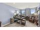Well-lit office space with a large desk, comfortable chair, and modern decor at , Brownsburg, IN 46112