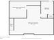 Floor plan of the basement level, including a finished and unfinished space at 12961 Limberlost Dr, Carmel, IN 46033