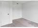 Bright bedroom featuring neutral carpet, two closets, and crisp, white walls at 1408 Snead Cir, Avon, IN 46123