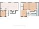 Detailed floor plan showcasing the layout of the home's first and second floors at 1408 Snead Cir, Avon, IN 46123