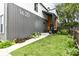 Beautiful modern home with landscaped front yard at 1620 W New York St, Indianapolis, IN 46222