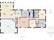 Detailed floor plan showcasing the layout of the house with rooms, dimensions, and features at 1891 W 300 N, Anderson, IN 46011