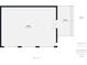Floor plan for the detached garage and patio, including dimensions at 1891 W 300 N, Anderson, IN 46011