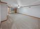 Spacious finished basement with new carpet and trim, perfect for flexible living at 2035 Theodore Dr, Indianapolis, IN 46214