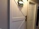 Barn door with a decorative wreath at 2931 Eagles Crest Cir, Indianapolis, IN 46214