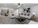 Modern living room with furniture, decor, and view of dining area at 3735 Marrison Pl, Indianapolis, IN 46205