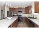 Bright kitchen featuring ample cabinet space, stainless steel appliances, and a functional center island at 485 Thunderwood Dr, Greenfield, IN 46140