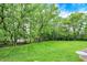 A lush green lawn with neatly mowed grass stretches towards a tree-lined horizon under a bright, blue sky at 4990 E County Road 750 S, Brownsburg, IN 46112