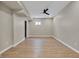 An unfinished basement space with recessed lighting offering potential for storage or customization at 515 Lynton Way, Westfield, IN 46074
